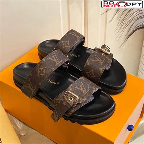 louis vuitton slides replica|Louis Vuitton slides cost.